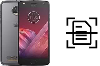 Escanear documento en un Motorola Moto Z2 Play