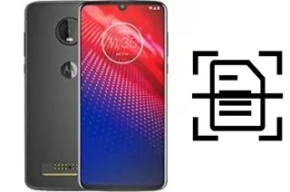 Escanear documento en un Motorola Moto Z4 Force