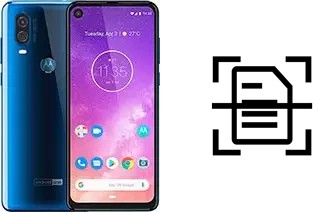 Escanear documento en un Motorola One Vision