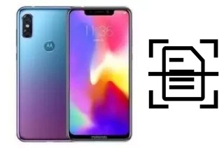 Escanear documento en un Motorola P30 Note