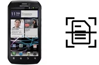 Escanear documento en un Motorola Photon 4G MB855