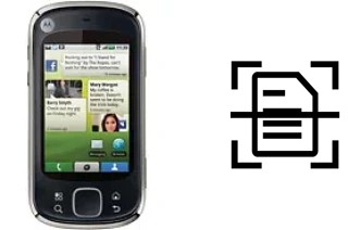 Escanear documento en un Motorola QUENCH
