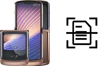 Escanear documento en un Motorola Razr 5G