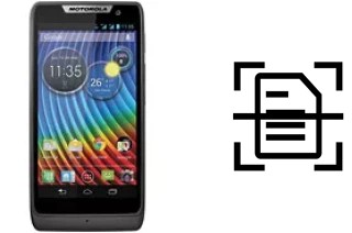 Escanear documento en un Motorola RAZR D3 XT919