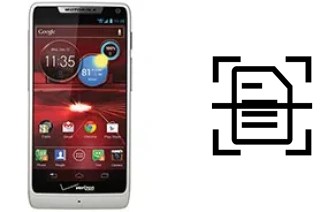 Escanear documento en un Motorola DROID RAZR M