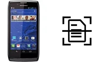 Escanear documento en un Motorola RAZR V XT885