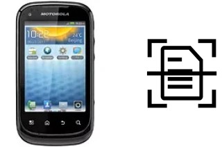 Escanear documento en un Motorola XT319