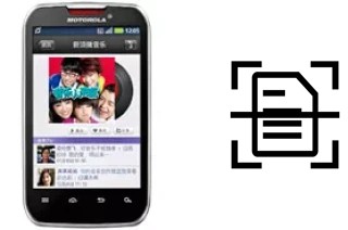 Escanear documento en un Motorola MOTOSMART MIX XT550