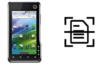 Escanear documento en un Motorola XT701