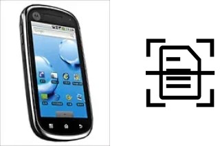 Escanear documento en un Motorola XT800 ZHISHANG