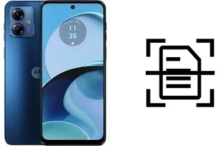 Escanear documento en un Motorola Moto G14