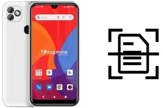 Escanear documento en un MyPhone myWX1 Plus