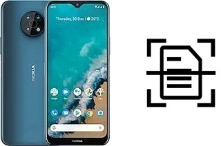 Escanear documento en un Nokia G50
