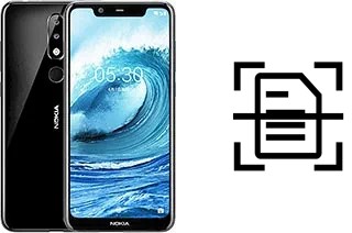 Escanear documento en un Nokia 5.1 Plus (Nokia X5)