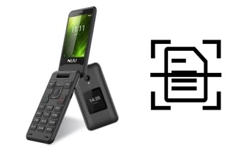 Escanear documento en un NUU Mobile F4L Flip Phone