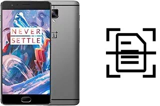 Escanear documento en un OnePlus 3