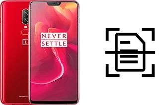 Escanear documento en un OnePlus 6