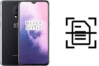 Escanear documento en un OnePlus 7