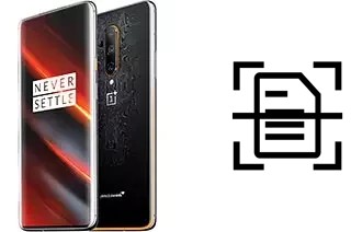 Escanear documento en un OnePlus 7T Pro 5G McLaren