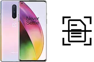 Escanear documento en un OnePlus 8 5G (T-Mobile)