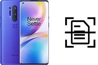 Escanear documento en un OnePlus 8 Pro