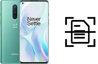 Escanear documento en un OnePlus 8