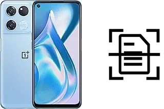 Escanear documento en un OnePlus Ace Racing