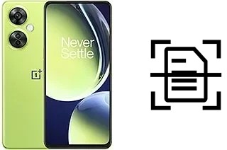 Escanear documento en un OnePlus Nord CE 3 Lite