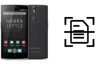 Escanear documento en un OnePlus One