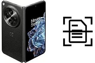 Escanear documento en un OnePlus Open