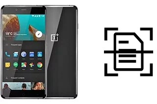 Escanear documento en un OnePlus X