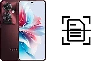 Escanear documento en un Oppo F25 Pro