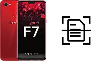 Escanear documento en un Oppo F7