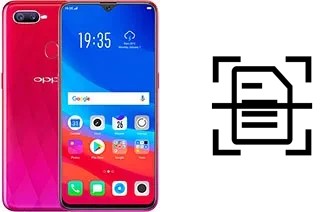 Escanear documento en un Oppo F9 (F9 Pro)