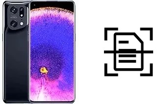 Escanear documento en un Oppo Find X5 Pro