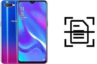 Escanear documento en un Oppo RX17 Neo