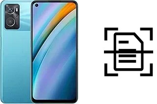 Escanear documento en un Oppo K10