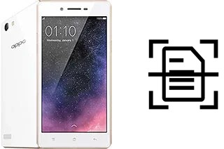 Escanear documento en un Oppo Neo 7