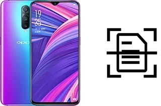 Escanear documento en un Oppo R17 Pro