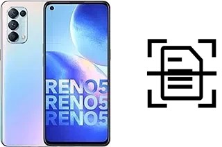 Escanear documento en un Oppo Reno5 4G