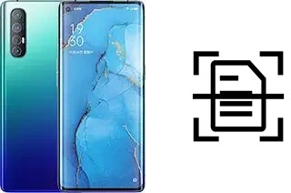 Escanear documento en un Oppo Reno3 Pro 5G