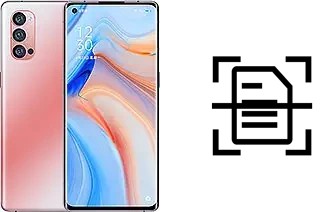 Escanear documento en un Oppo Reno4 Pro 5G