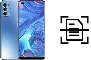 Escanear documento en un Oppo Reno4