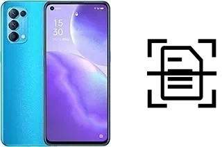 Escanear documento en un Oppo Find X3 Lite