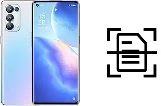 Escanear documento en un Oppo Reno5 Pro 5G