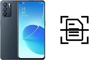 Escanear documento en un Oppo Reno6 5G