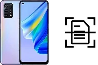 Escanear documento en un Oppo Reno6 Lite