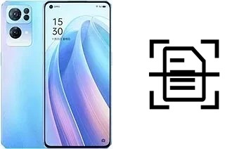 Escanear documento en un Oppo Reno7 Pro 5G