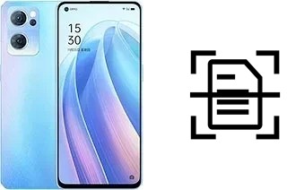 Escanear documento en un Oppo Reno7 5G