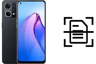 Escanear documento en un Oppo Reno8 4G